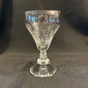 Bryce USA Puritan Elegant Clear Glass Cordial 4 3/4” Tall